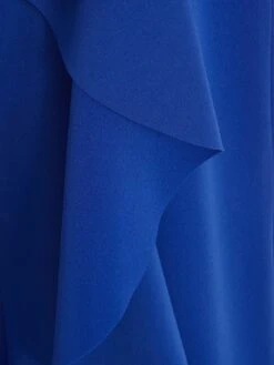 Quiz Petite One Shoulder Frill Palazzo Jumpsuit - Bright Blue -RIVE IS Clothing Shop VHXUD SQ6 0000000197 BRIGHT BLUE MDd2