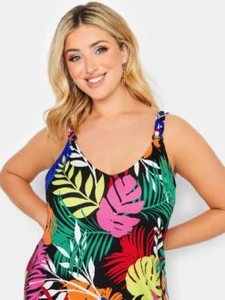 Yours Summer Samba Ring Detail Beach Dress - Multi -RIVE IS Clothing Shop VI2YY SQ4 0000000004 BLACK MDd