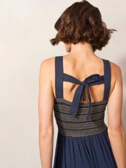 White Stuff Faye Jersey Maxi Dress - Blue -RIVE IS Clothing Shop VI3RW SQ3 0000000020 BLUE MDo