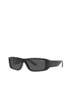 Vogue Eyewear Rectangle Black Sunglass