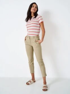 Crew Clothing Capri Pant - Beige -RIVE IS Clothing Shop VICZZ SQ3 0000000108 BEIGE MDo