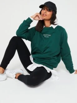 Everyday Athletic Department Slogan Sweatshirt -RIVE IS Clothing Shop VIFKS SQ4 0000000047 GREEN MDd