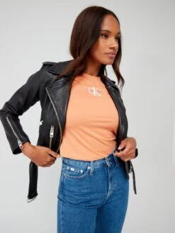 Calvin Klein Jeans High Rise Straight Leg Jean - Blue -RIVE IS Clothing Shop VIIPE SQ5 0000000020 BLUE MDd1