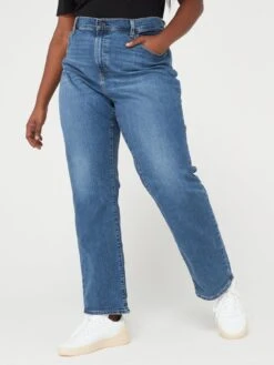 Levi's® Plus Levi's Plus 724™ High Rise Straight Leg Jean - Blue Wave