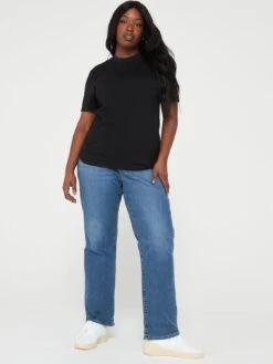 Levi's® Plus Levi's Plus 724™ High Rise Straight Leg Jean - Blue Wave -RIVE IS Clothing Shop VIKHS SQ3 0000000020 BLUE MDo