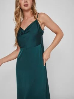 Vila Viravenna Strap Ankle Dress - Green -RIVE IS Clothing Shop VIKJI SQ5 0000000063 PINK MDd1