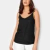 Long Tall Sally Woven Cami Top - Black