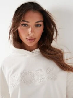 BOSS Eblousa Logo Hoodie - Cream -RIVE IS Clothing Shop VIQP1 SQ4 0000000067 CREAM MDd