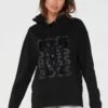 BOSS Ehanna Graphic Logo Hoodie - Black -RIVE IS Clothing Shop VIQPA SQ1 0000000004 BLACK MDf