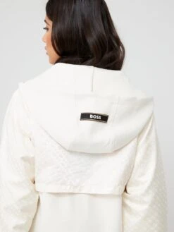 BOSS Eracer Hooded Sweat - Cream -RIVE IS Clothing Shop VIQQZ SQ4 0000000013 WHITE MDd