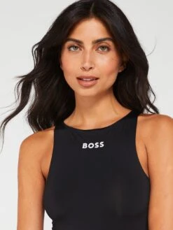 BOSS Logo Bodysuit - Black -RIVE IS Clothing Shop VIQTO SQ4 0000000004 BLACK MDd