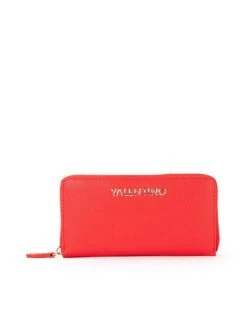 Valentino Bags Divina Zip Around Large Purse - Red