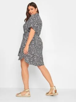 Yours Shirt Dress Blue Ditsy -RIVE IS Clothing Shop VIZ7K SQ2 0000000020 BLUE MDb