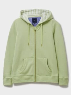 Crew Clothing Heritage Zip Through Hoodie - Green -RIVE IS Clothing Shop VJ2MN SQ4 0000000047 GREEN MDd