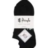 Pringle 5 Pack Ankle Socks Black