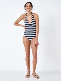 Crew Clothing Halter Swimsuit - Blue -RIVE IS Clothing Shop VJ98G SQ3 0000000020 BLUE MDo