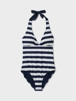 Crew Clothing Halter Swimsuit - Blue -RIVE IS Clothing Shop VJ98G SQ4 0000000020 BLUE MDd