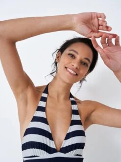 Crew Clothing Halter Swimsuit - Blue -RIVE IS Clothing Shop VJ98G SQ5 0000000020 BLUE MDd1