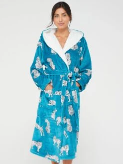 V By Very Printed Robe - Green -RIVE IS Clothing Shop VJENA SQ3 0000000047 GREEN MDo