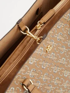 Lauren By Ralph Lauren Karly-Tote-Large - Milford Equestrian Print/Camel -RIVE IS Clothing Shop VJFC5 SQ5 0000000029 MULTI SLi