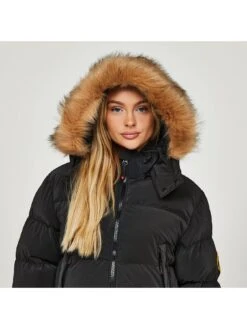 Zavetti Canada Bellucci 2.0 Crop Puffer Jacket - Black -RIVE IS Clothing Shop VJGXD SQ6 0000000004 BLACK MDd2