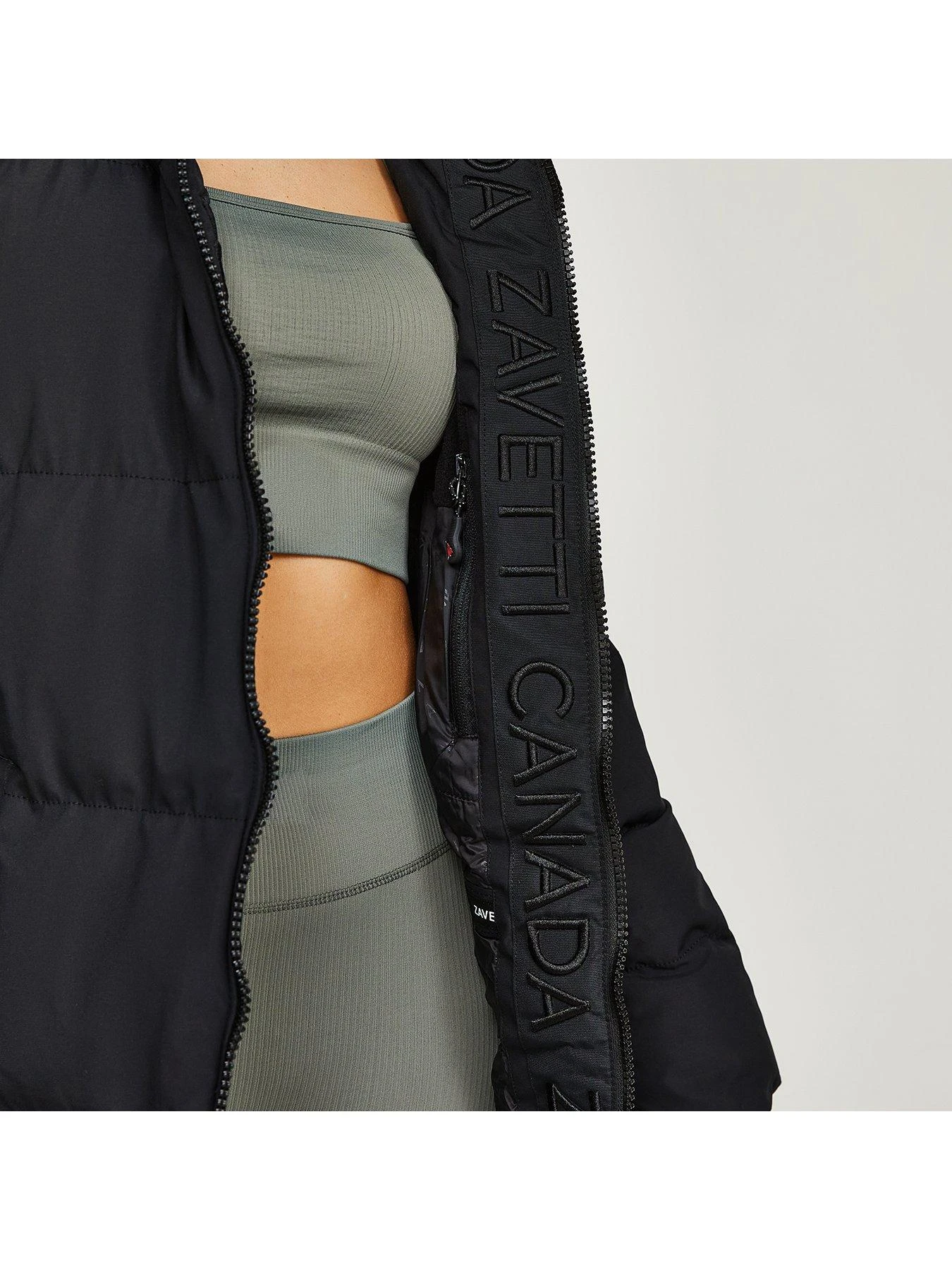 Zavetti Canada Salvino Long Line Jacket - Black 7 Zavetti Canada Salvino Long Line Jacket - Black - Image 5