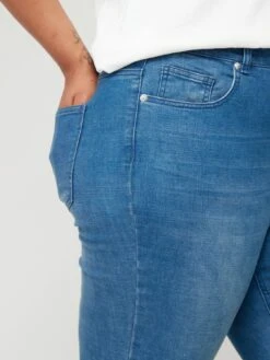 V By Very Curve Supersoft High Waist Skinny Jean - Mid Wash -RIVE IS Clothing Shop VJO8A SQ4 0000000265 MID WASH MDd