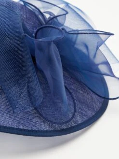 Quiz Large Bow Hat Fascinator -RIVE IS Clothing Shop VJRDX SQ5 0000000354 DARK BLUE SLd2