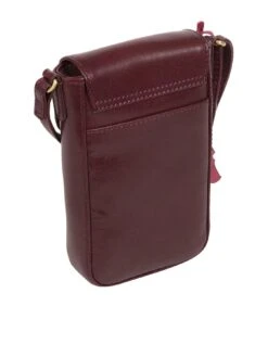 Concka Buzz Plum Leather Cross Body Phone Bag 9 Concka Buzz Plum Leather Cross Body Phone Bag -RIVE IS Clothing Shop VJUZO SQ3 0000000017 RED SLa