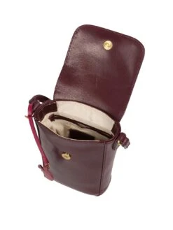 Concka Buzz Plum Leather Cross Body Phone Bag 10 Concka Buzz Plum Leather Cross Body Phone Bag -RIVE IS Clothing Shop VJUZO SQ4 0000000017 RED SLd