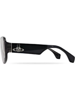 Vivienne Westwood Atlanta Metal Sunglass -RIVE IS Clothing Shop VJV09 SQ3 0000000004 BLACK SLd
