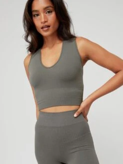 Everyday Seamless Cycling Shorts - Green -RIVE IS Clothing Shop VJV67 SQ4 0000000047 GREEN MDd