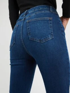 V By Very High Waist 90s Bootcut Jeans - Dark Wash Blue -RIVE IS Clothing Shop VJW91 SQ4 0000000073 DARK WASH MDd