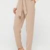 V By Very Belted Soft Tapered Trousers - Brown