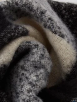 PIECES Jikki Check Scarf - Black -RIVE IS Clothing Shop VK8ZS SQ5 0000000004 BLACK SLd2