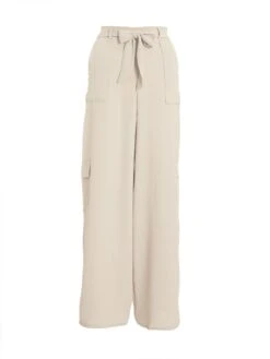 Quiz Buckle Palazzo Trousers - Natural -RIVE IS Clothing Shop VKDDV SQ5 0000000003 NATURAL MDd1
