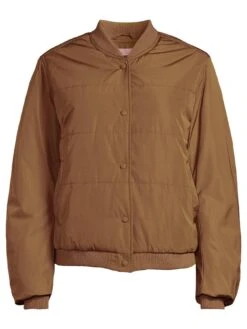 Lucy Mecklenburgh Puffer Bomber Jacket - Khaki  -RIVE IS Clothing Shop VKDOB SQ5 0000000058 KHAKI SLf