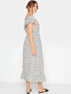 Long Tall Sally Polka Dot Printed Maxi D - Cream -RIVE IS Clothing Shop VKE6U SQ2 0000000067 CREAM MDb
