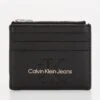 Calvin Klein Jeans Sculpted Monogram Cardholder - Black