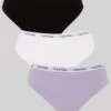Calvin Klein 3 Pack Thong - Multi -RIVE IS Clothing Shop VKHFM SQ1 0000000004 BLACK PKf