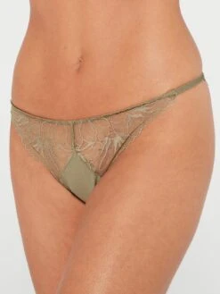 Calvin Klein Floral Lace Brief - Green -RIVE IS Clothing Shop VKHKX SQ3 0000000047 GREEN MDo