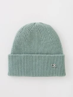 Calvin Klein Lock Logo Beanie - Green