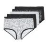 Yours 5pk Full Briefs Ditsy Star Mono