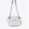 River Island Pearl Chain Front Boxy Bag - White