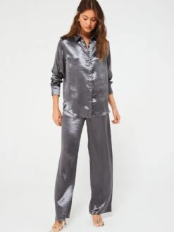 V By Very Satin Trouser -RIVE IS Clothing Shop VKV1E SQ3 0000000020 BLUE MDo