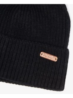 Barbour International Mallory Pom Beanie - Black -RIVE IS Clothing Shop VL0LG SQ4 0000000004 BLACK SLd1