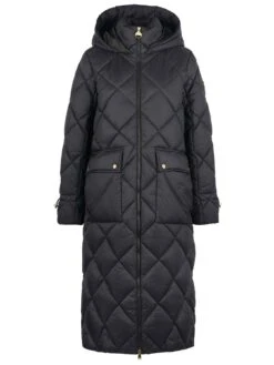 Barbour International Boulevard Quilted Longline Coat - Black -RIVE IS Clothing Shop VL0N9 SQ6 0000000004 BLACK MDd2
