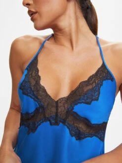 Ann Summers Celestial Chemise Blue/Black 8 Ann Summers Celestial Chemise Blue/Black -RIVE IS Clothing Shop VL32B SQ4 0000000197 BRIGHT BLUE MDd