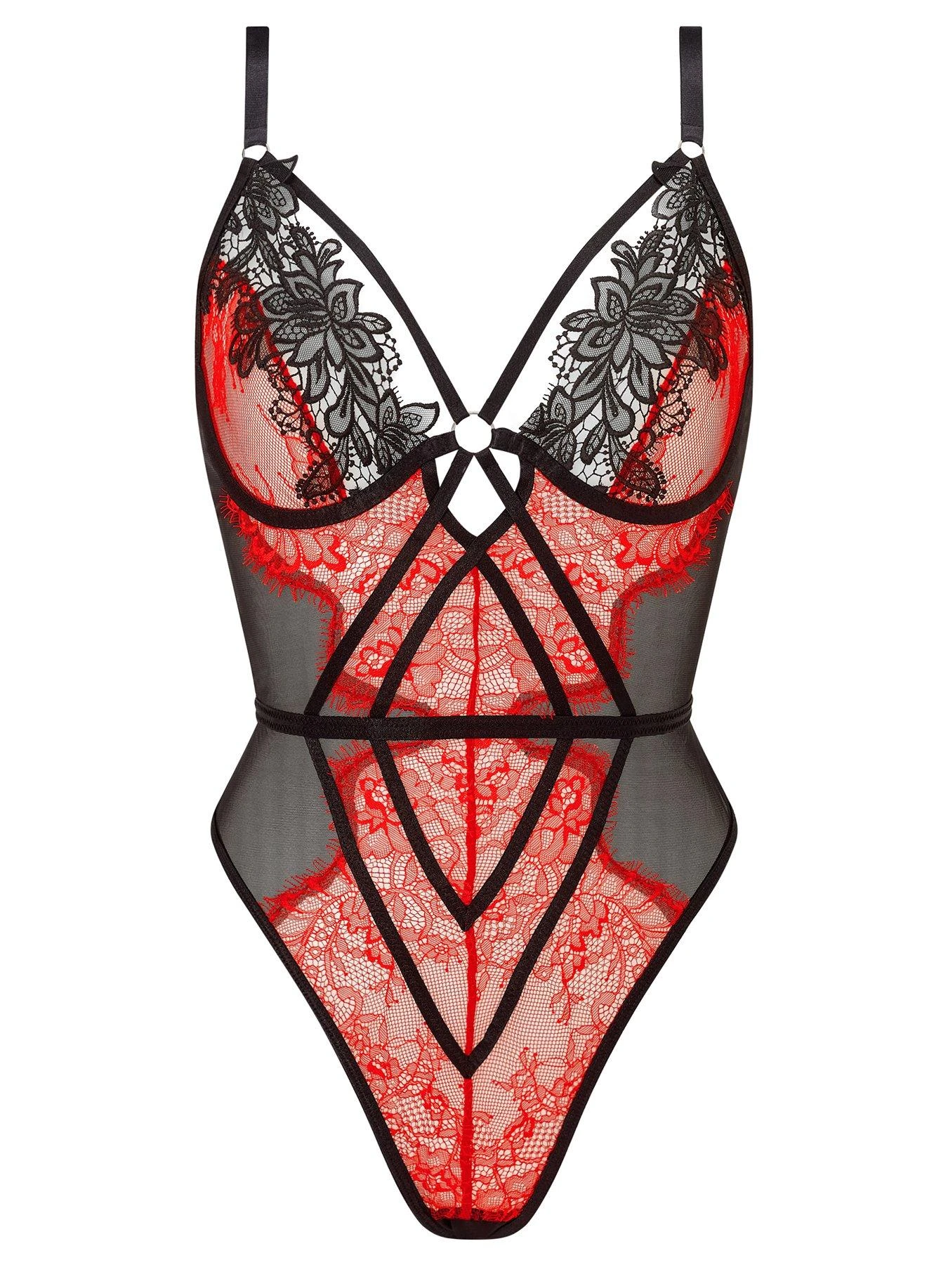 Ann Summers Bodywear Lovers Secret Crotchless Body - Black 6 Ann Summers Bodywear Lovers Secret Crotchless Body - Black - Image 4