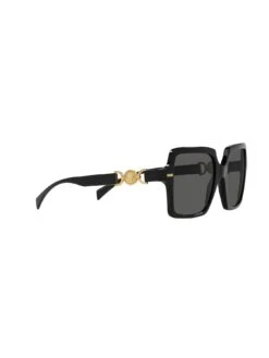 VERSACE Square Acetate Sunglasses - Black -RIVE IS Clothing Shop VLGJG SQ5 0000000004 BLACK SLp